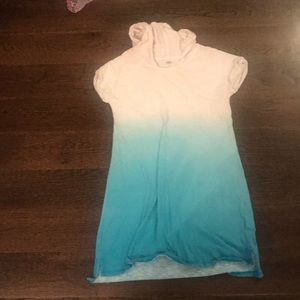 Hooded beach coverup